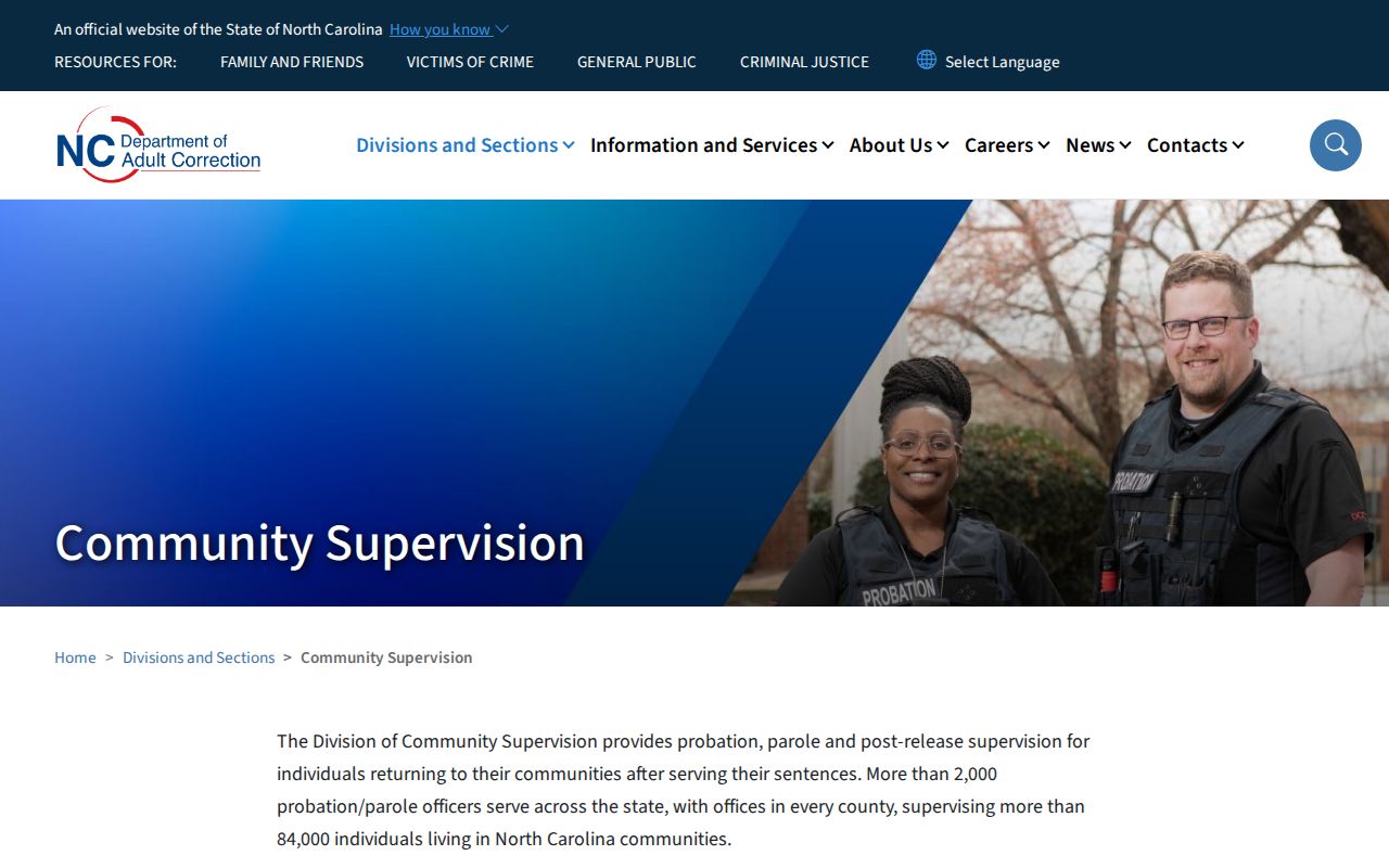 Madison County parole and probation Community Supervision source